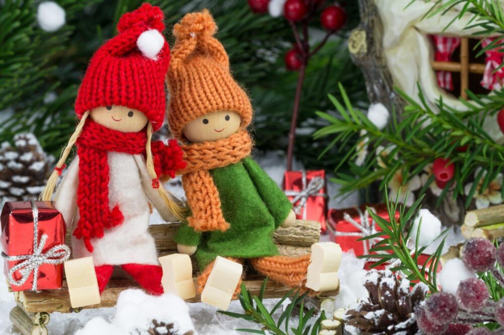 1372 igrushki kukly krasavica christmas tree novyj god s rozhdestvom