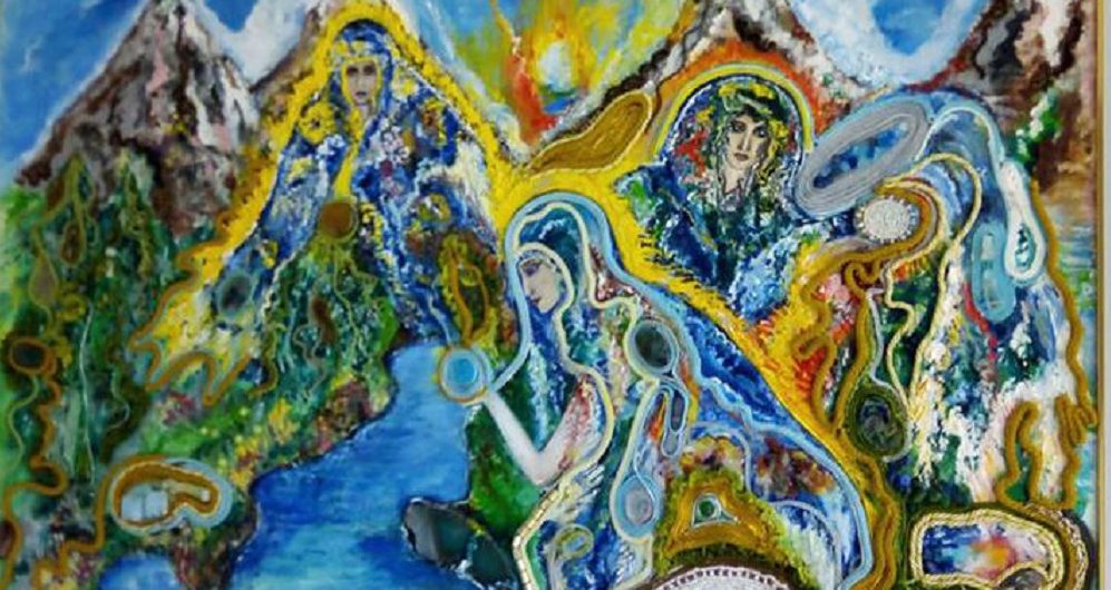 Запорожская <i>художница</i> Люция Гросс <i>создает картины</i> из кожи и камня, – ФОТО