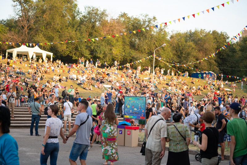 После музыкального <i>фестиваля</i> «Khortytsia Freedom-2019» <i>вывезли 6 тонн мусора</i>