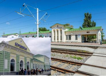 поезд на море