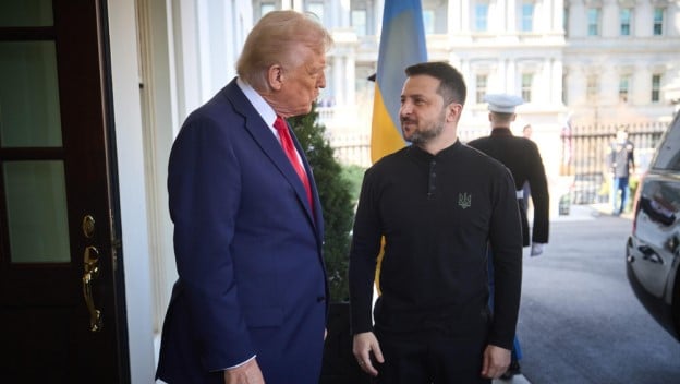 Дональд Трамп та Володимир Зеленський