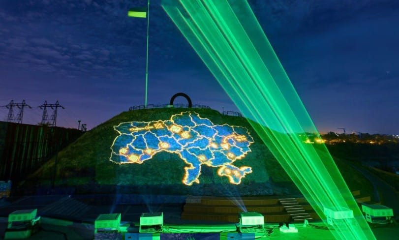 Голограма на Хортиці у Запоріжжі