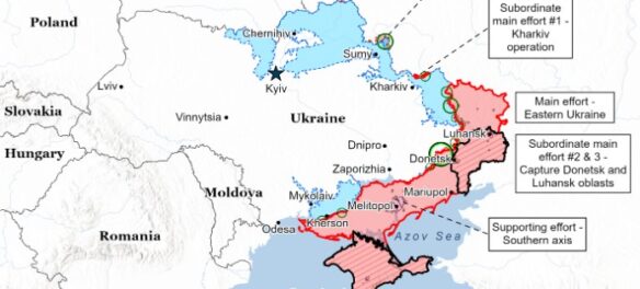 Карта бойових дій в Україні