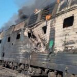 Російський дрон знову атакував пасажирський поїзд у Запорізькій області