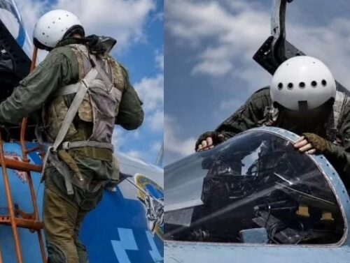 Су-27 завдав точного удару по артилерії РФ на Запорізькому напрямку